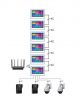 WiFi-s AHD 7 col IPS érintőképernyős IP kaputelefon. SÜLLYESZTETT kültéri. FlexiDoor. FS-703P220-N